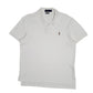 Mens White Polo Ralph Lauren  Short Sleeve Polo Shirt