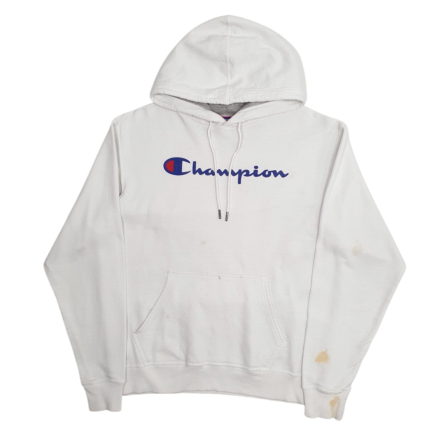 Mens White Champion  Hoodie Jumper