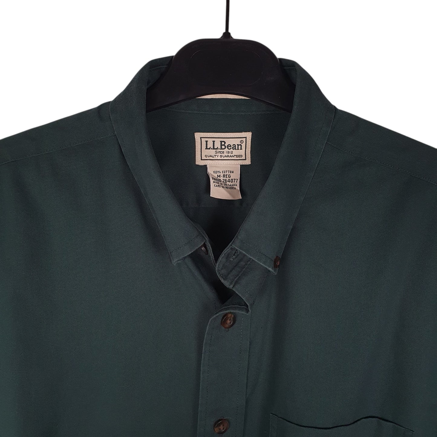 Mens Green L.L.Bean   Shirt