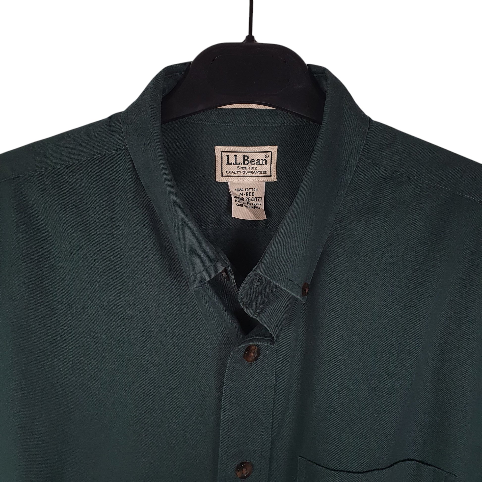 Mens Green L.L.Bean   Shirt