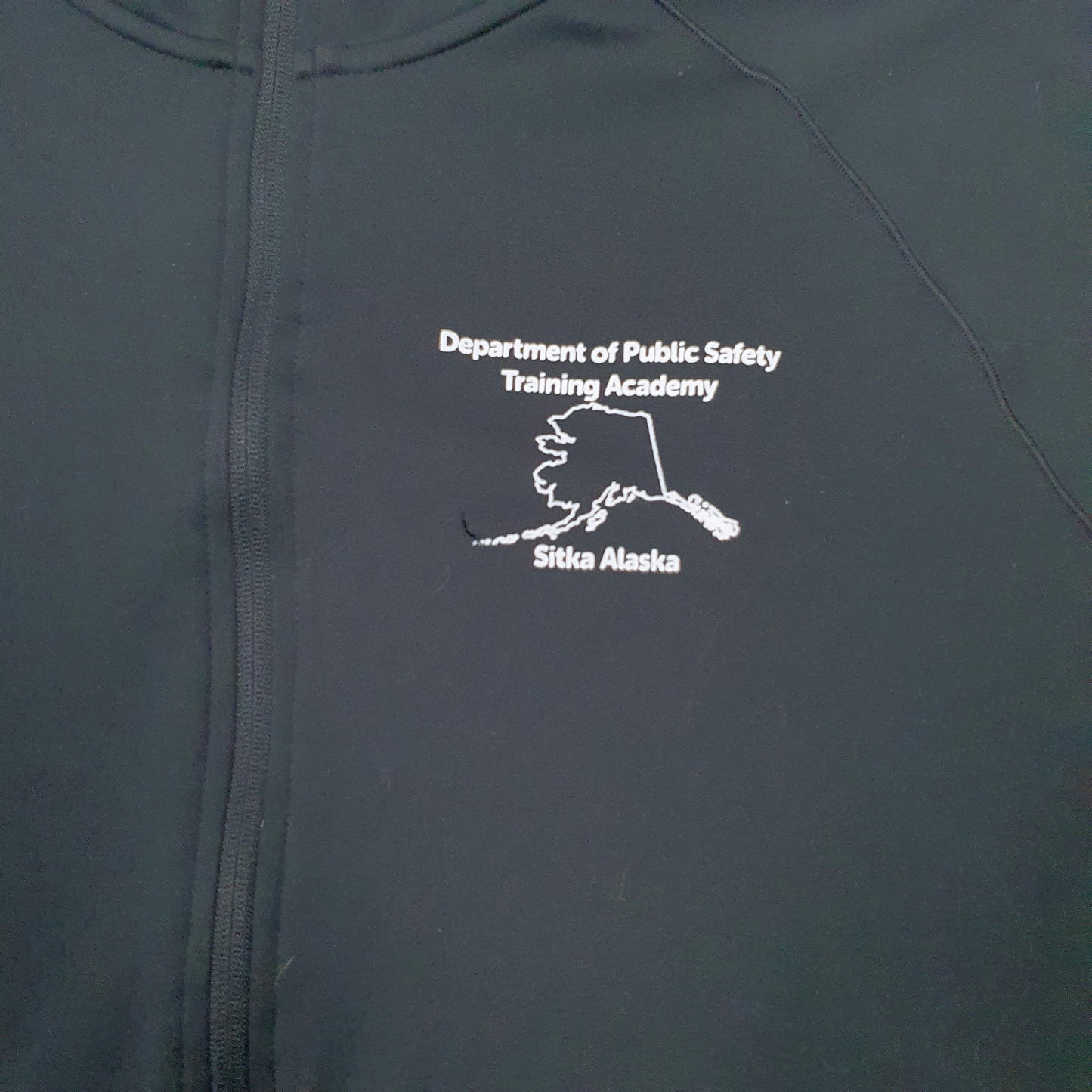 Mens Black Champion  Full Zip Coat