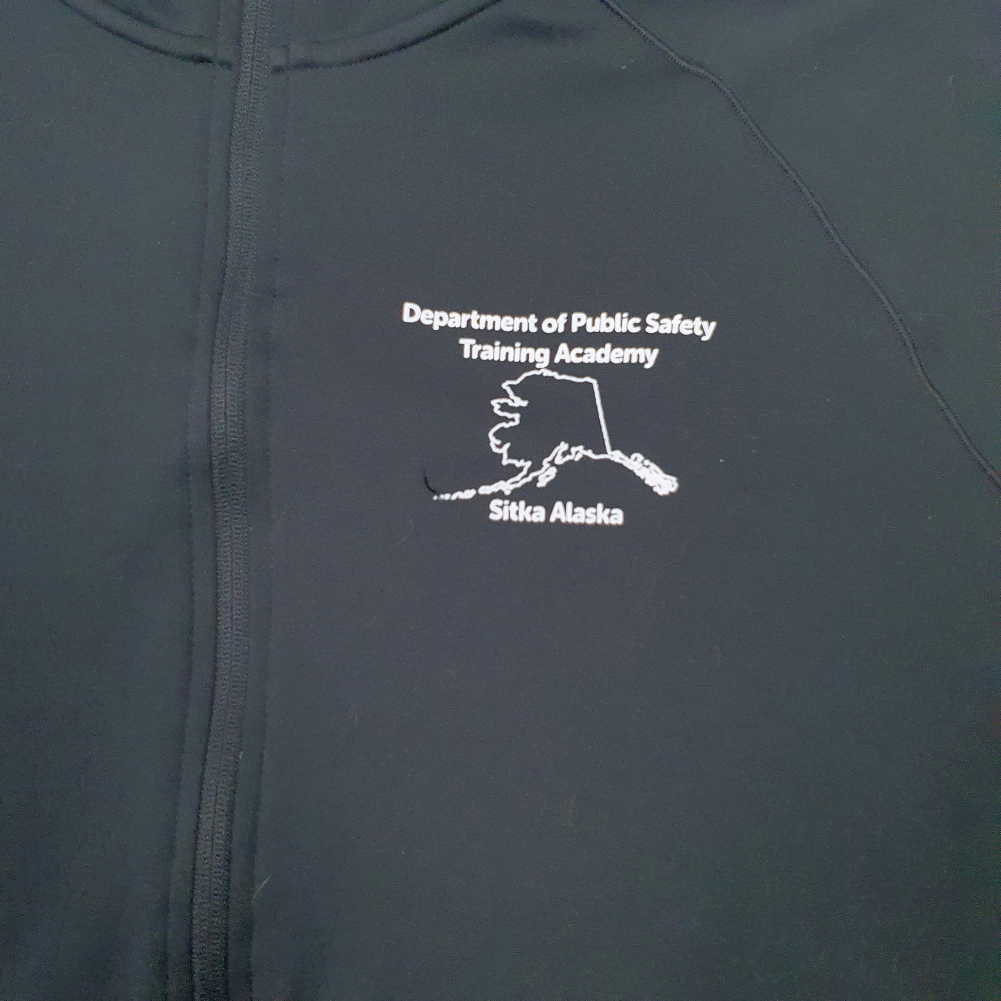 Mens Black Champion  Full Zip Coat