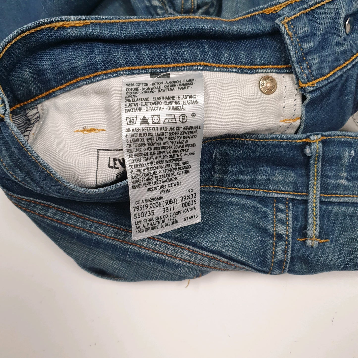 Mens Blue Levis   Jeans