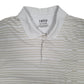 Mens White Izod Golf Crewneck Polo Shirt