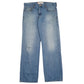 Mens Blue Levis Distressed 529 JeansW34 L32