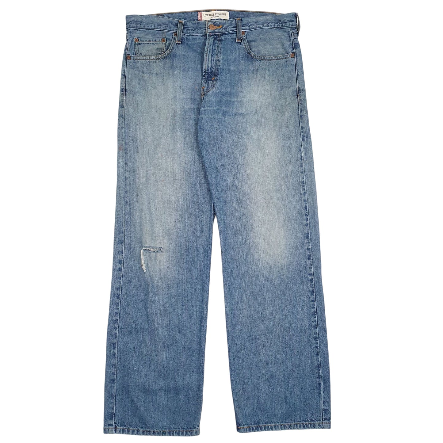 Mens Blue Levis Distressed 529 JeansW34 L32