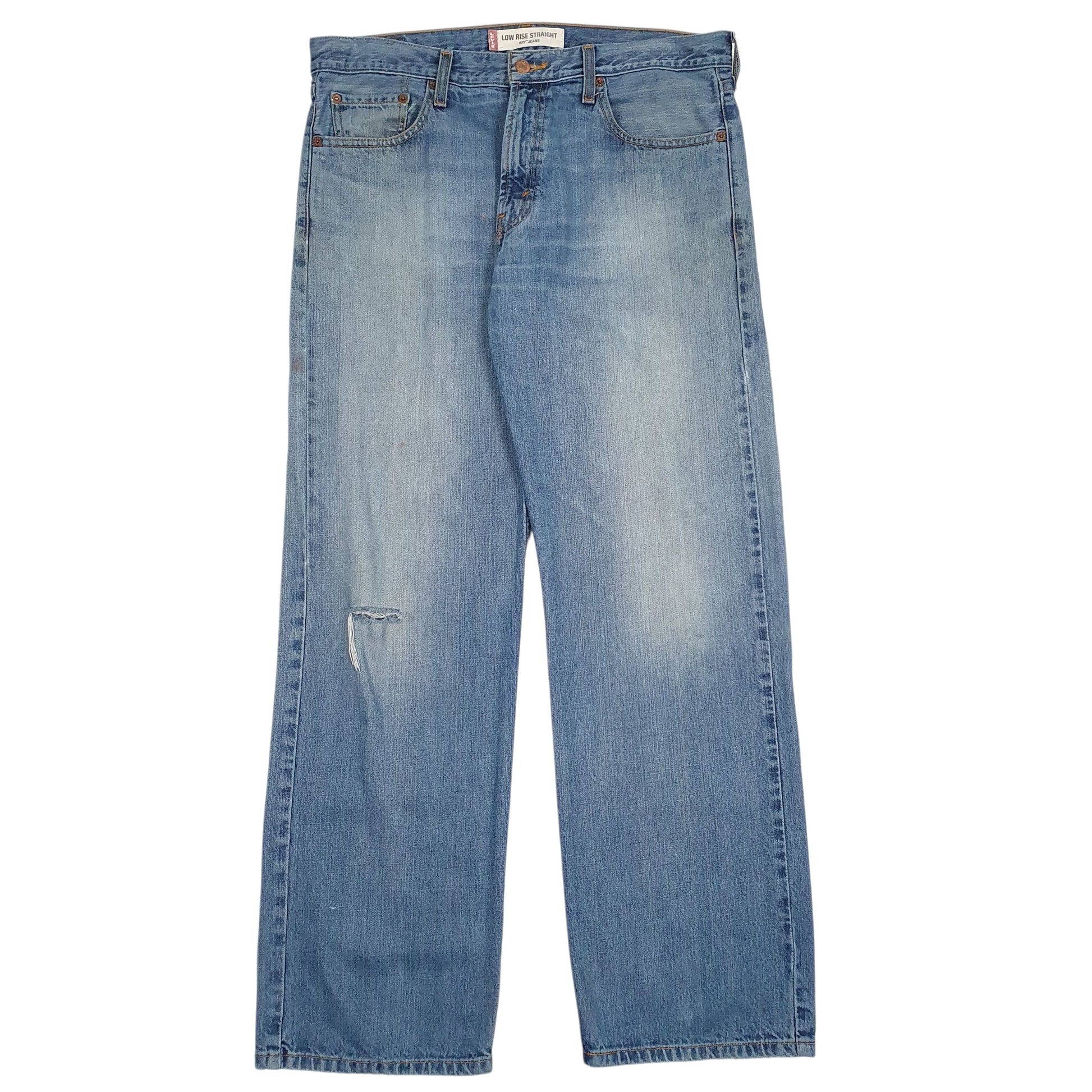 Mens Blue Levis Distressed 529 JeansW34 L32