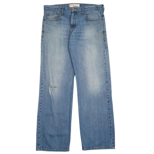 Mens Blue Levis Distressed 529 JeansW34 L32
