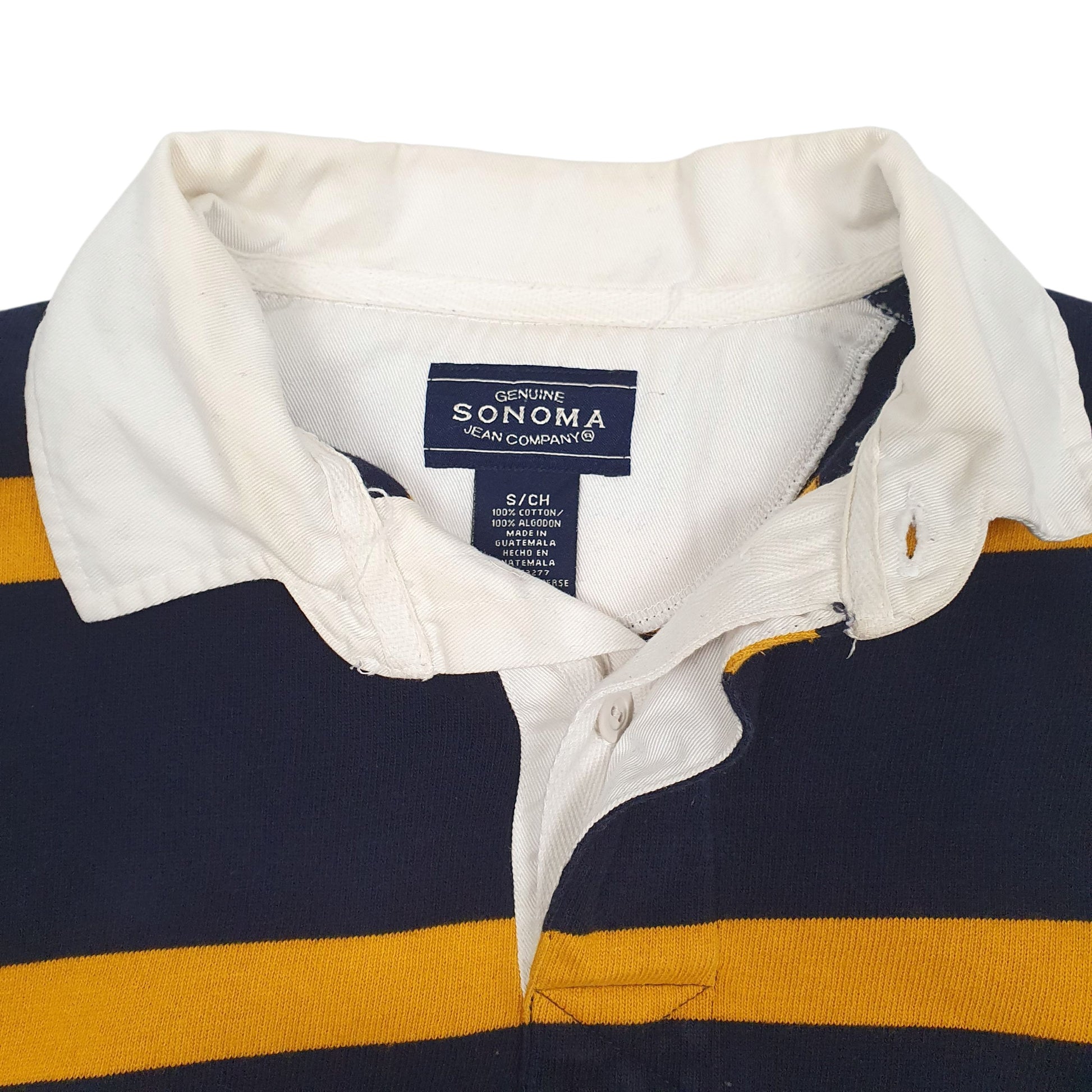 Mens Black Sonoma Rugby Hoodie Polo Shirt