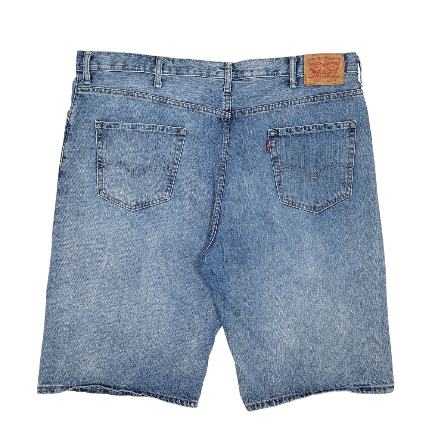 Mens Blue Levis 569 Hoodie Shorts