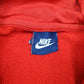 Mens Red Nike Spellout Hoodie Jumper