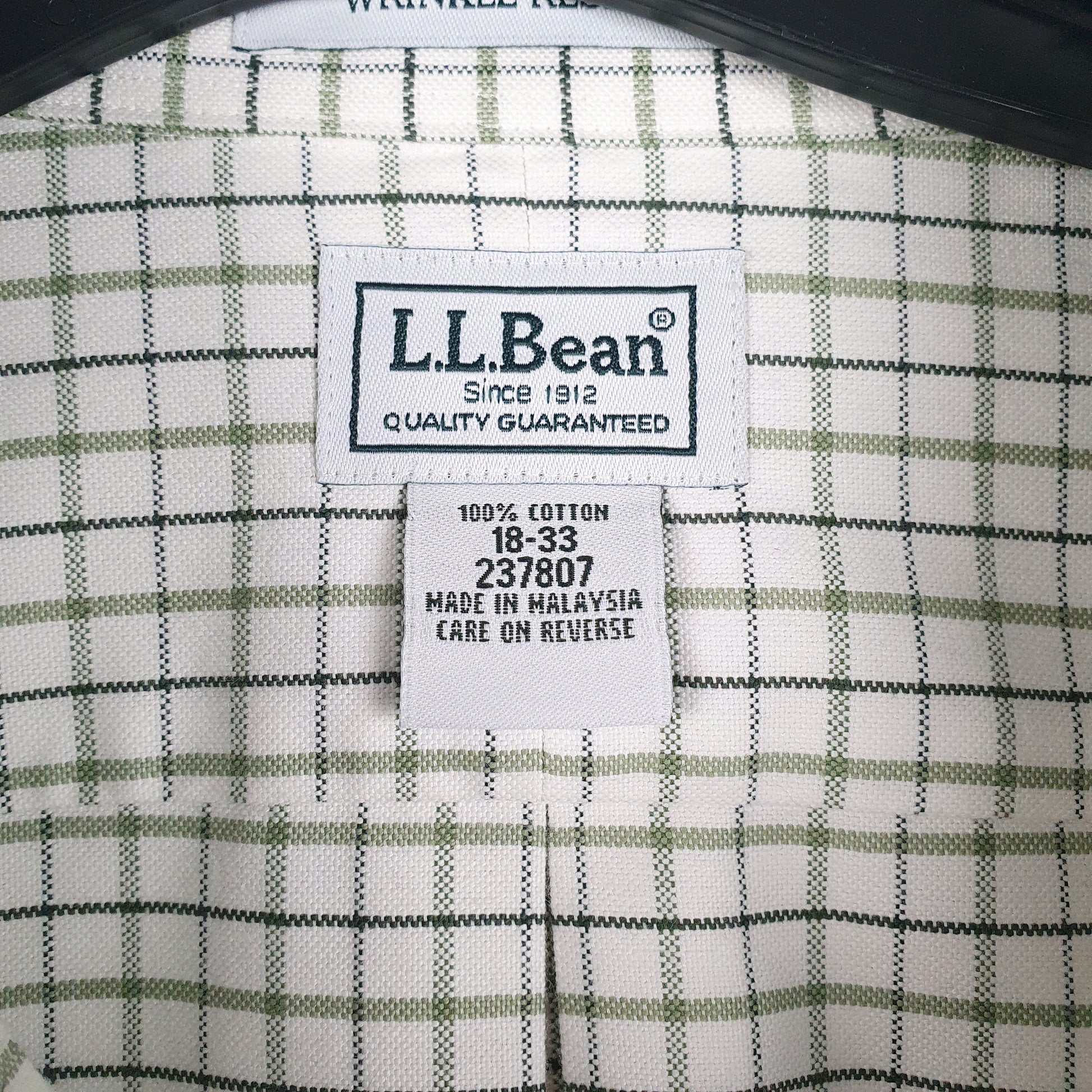 Mens White L.L.Bean   Shirt