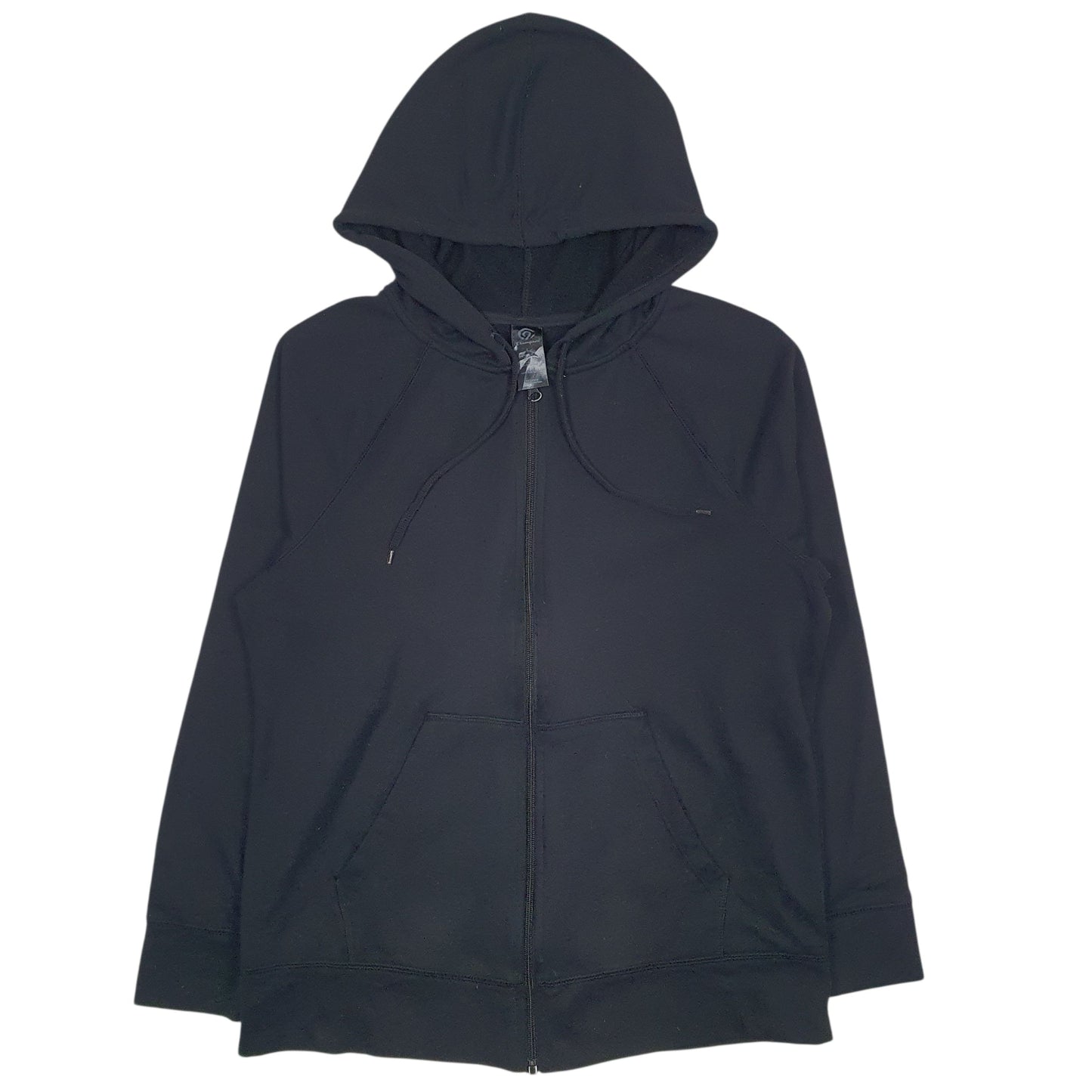 Womens Black Champion  Full Zip Jumper