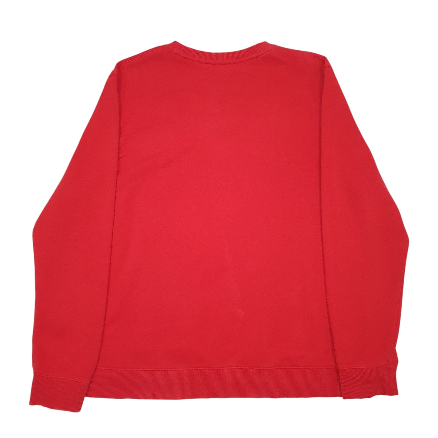 Mens Red Tommy Hilfiger  Crewneck Jumper