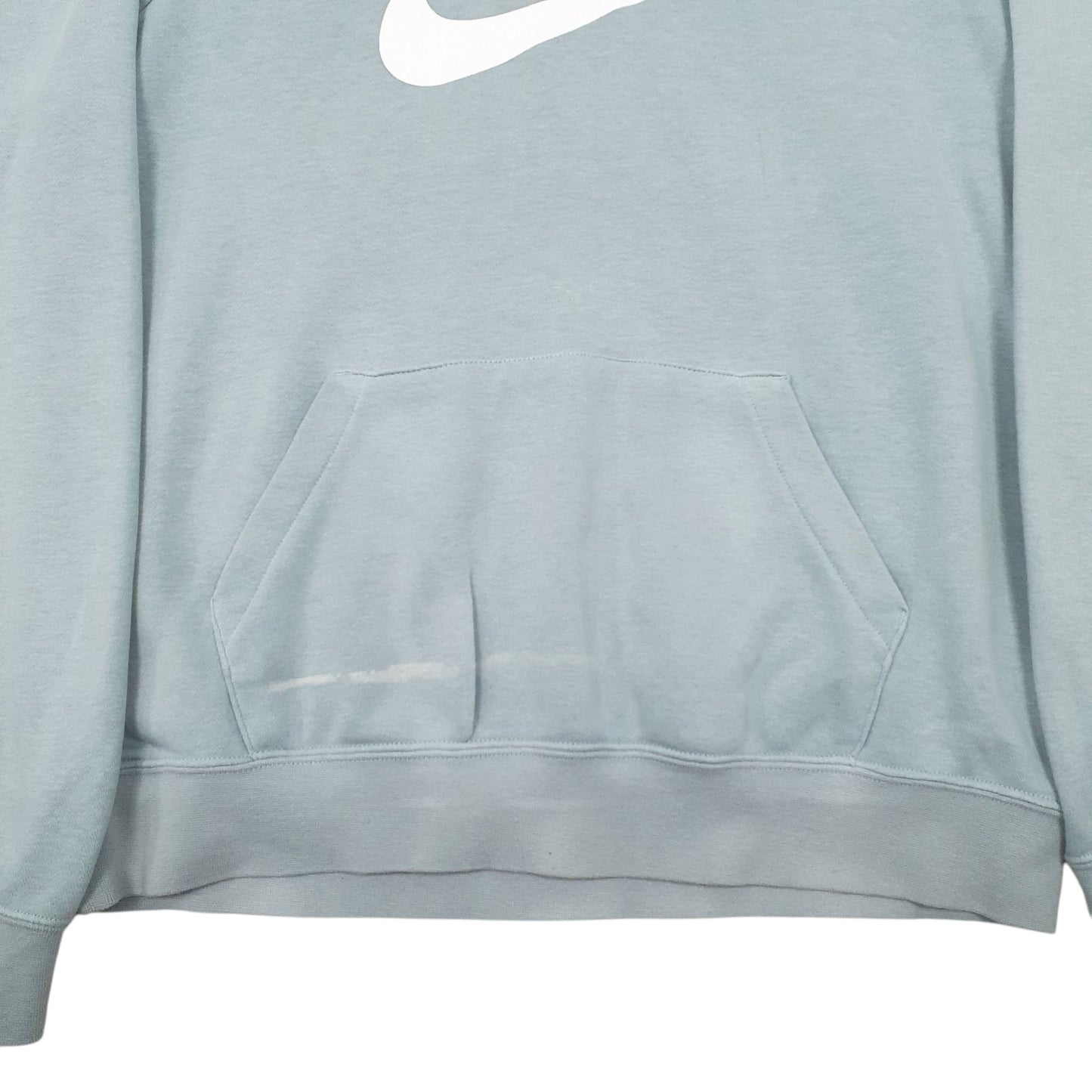 Womens Blue Nike Spellout Hoodie Jumper