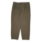 Mens Green Tommy Hilfiger Vintage 00s Double Pleated Chino Trousers