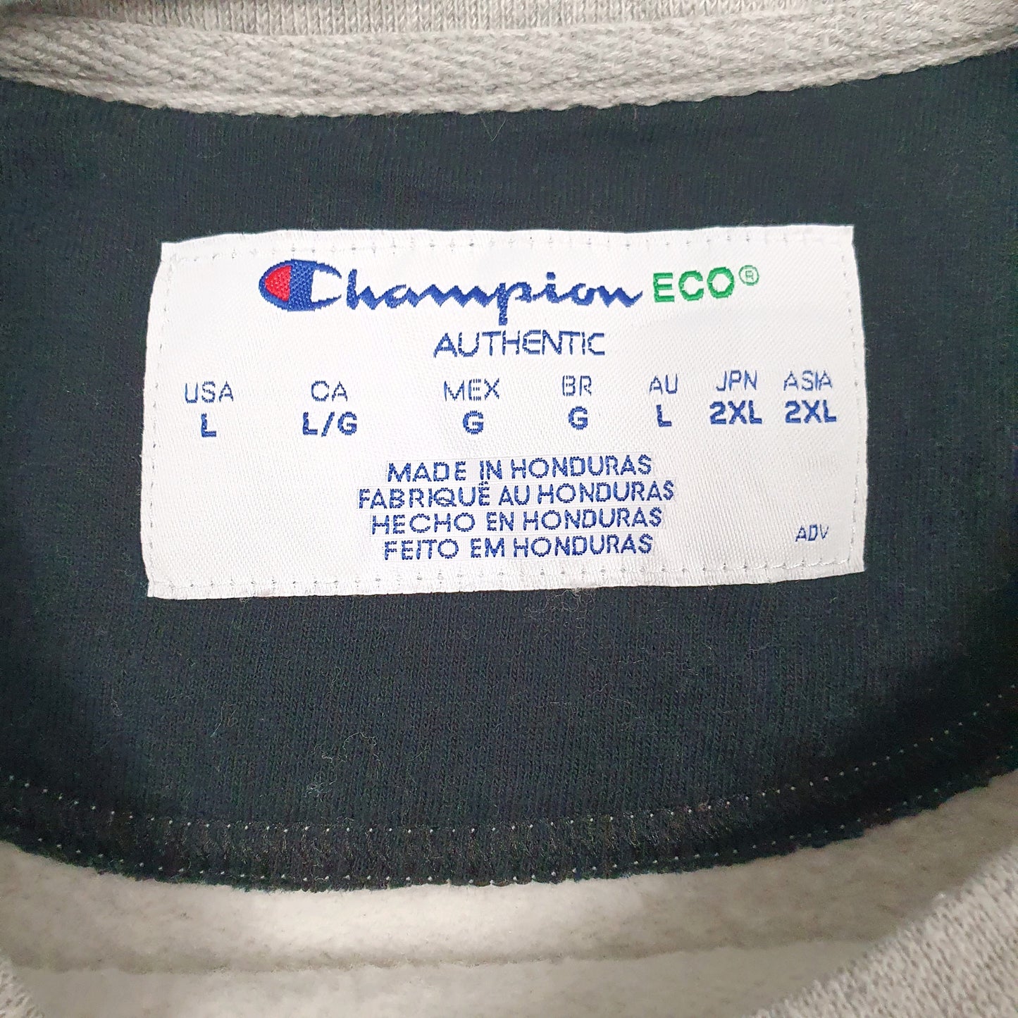 Mens Grey Champion  Crewneck Jumper