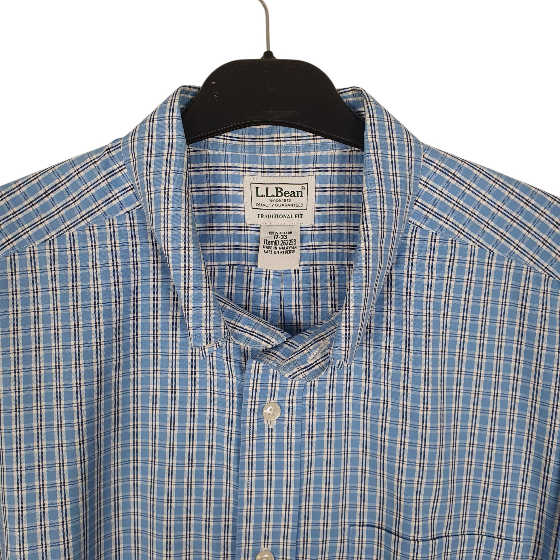 Mens Blue L.L.Bean   Shirt