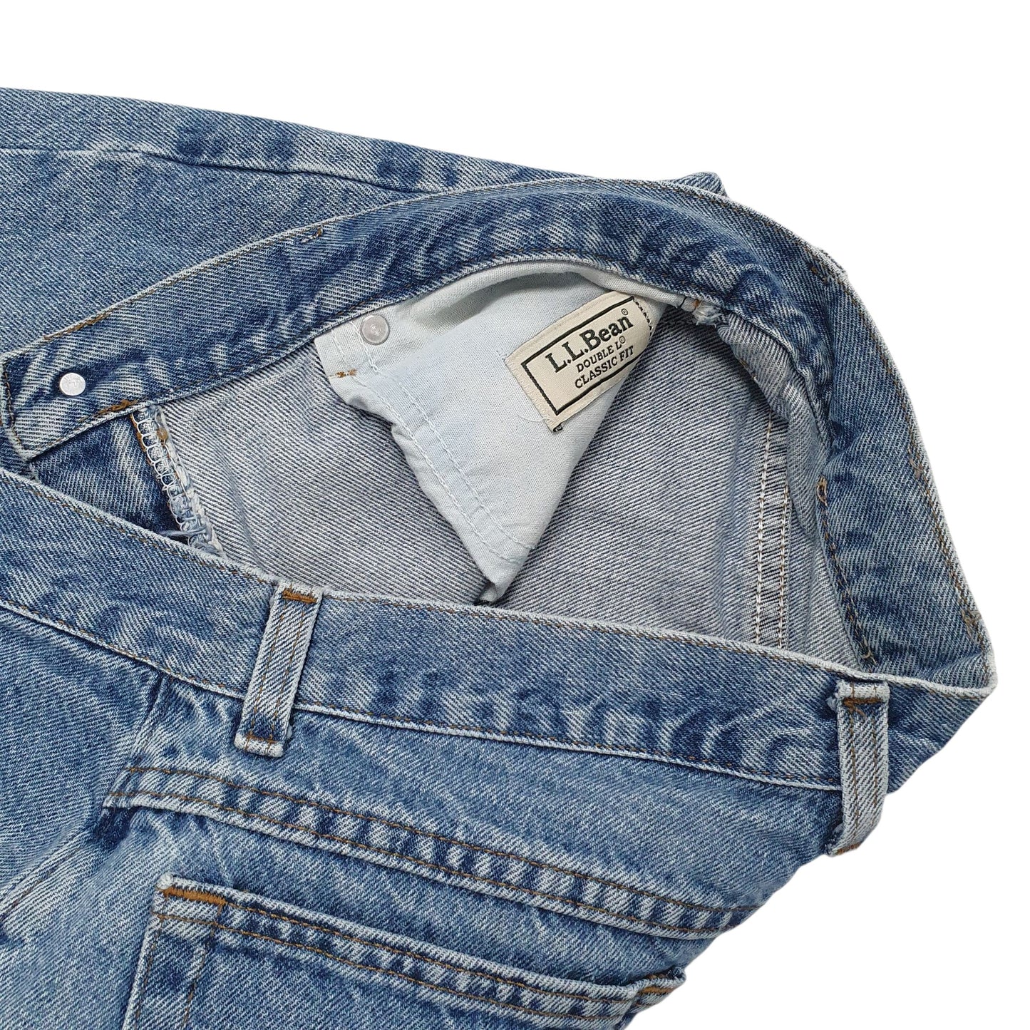 Mens Blue L.L.Bean Double L Vintage 90s  Jeans