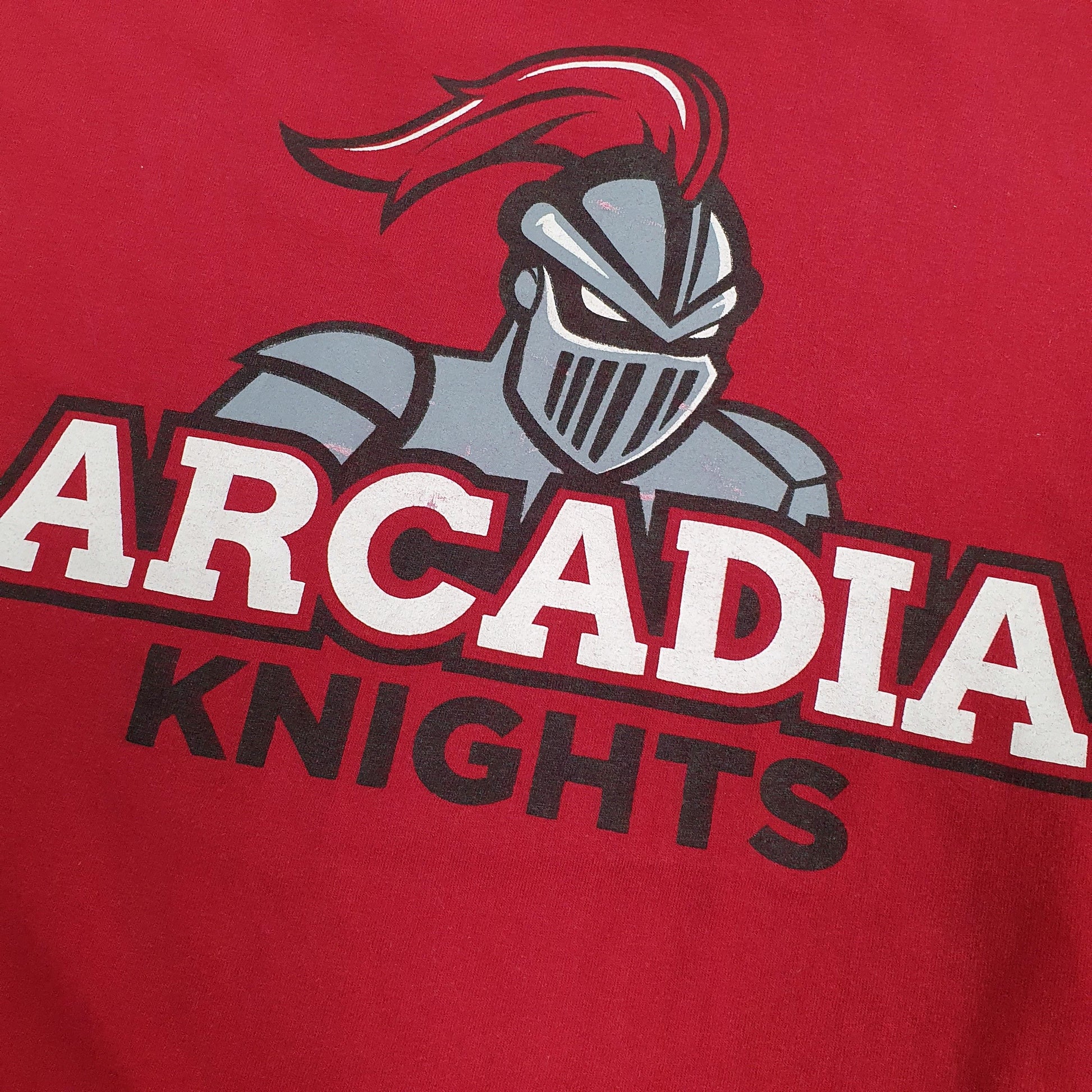 Mens Burgundy Champion Arcadia Knights  T Shirt