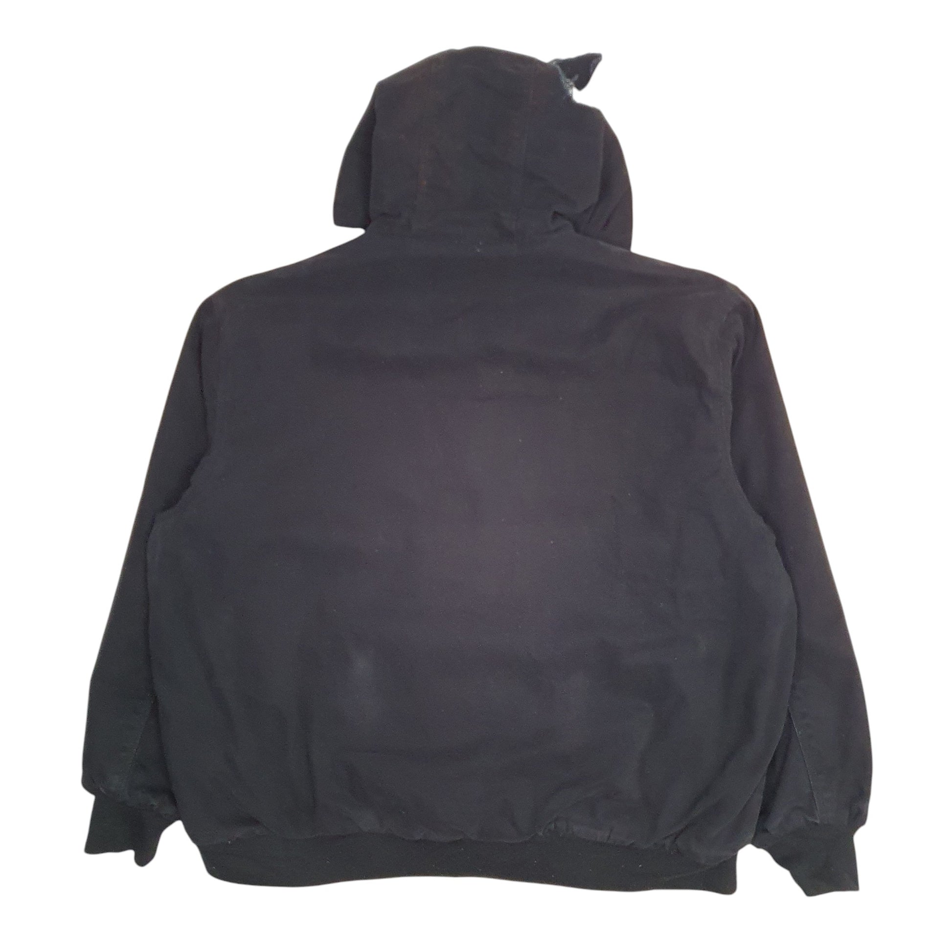 Mens Black Wolverine Fleece Lined Active  Coat