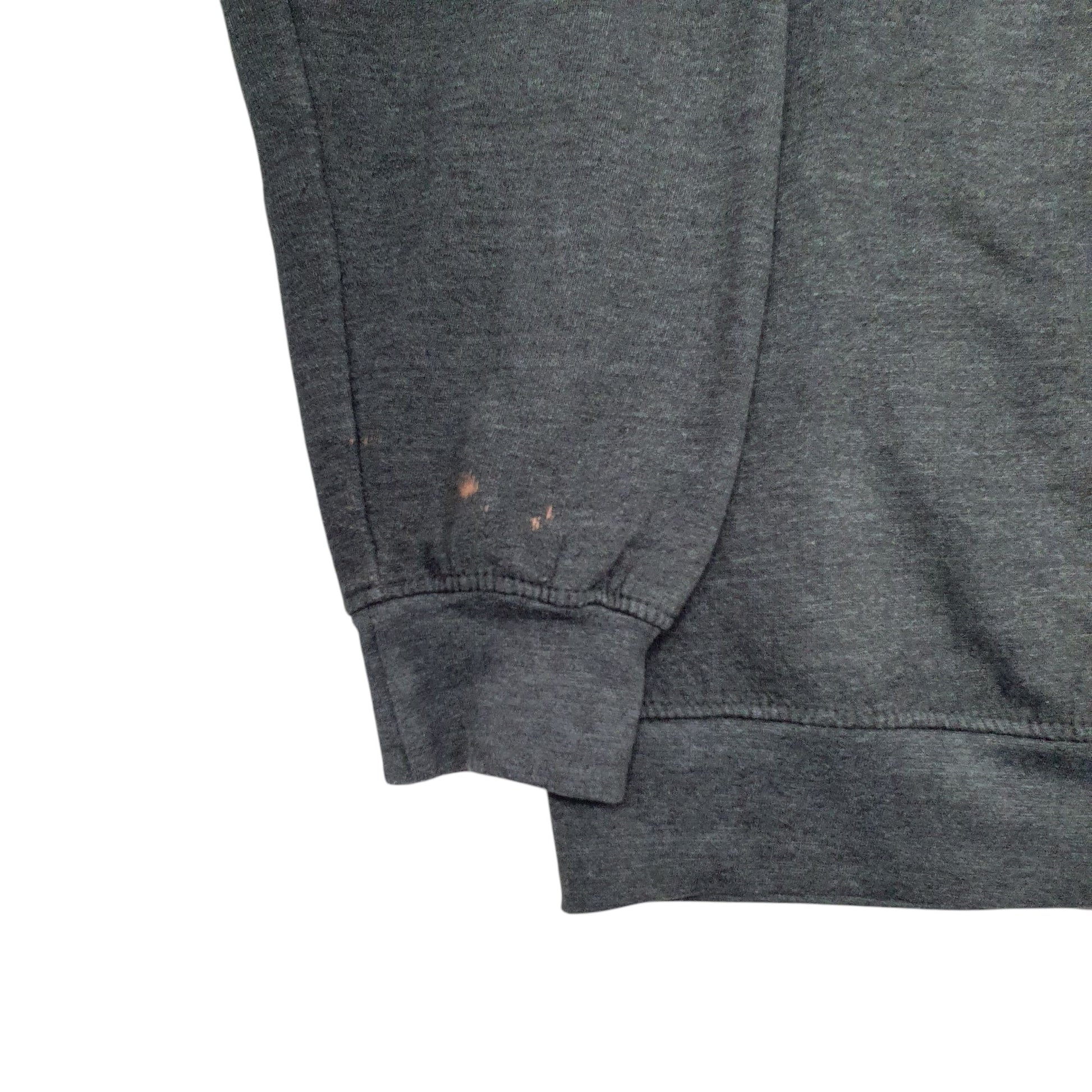 Mens Grey NFL Steelers Full Zip Jumper