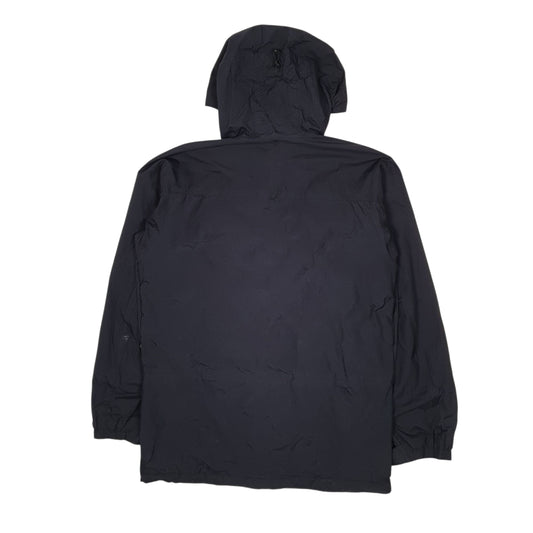 Mens Black Patagonia Storm Hooded  Coat