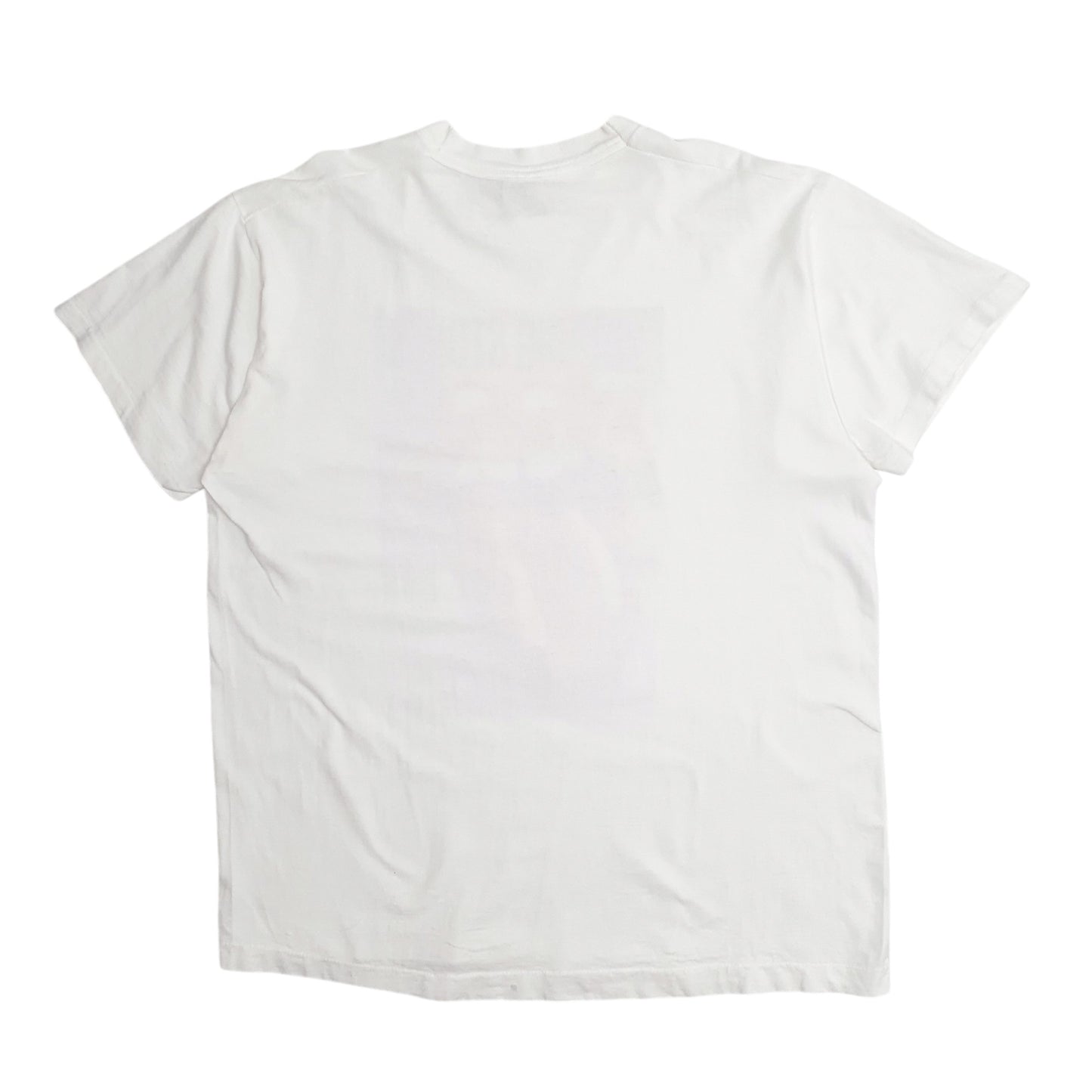 Mens White Fruit Of The Loom Rolling Stones 2014 On Fire  T Shirt