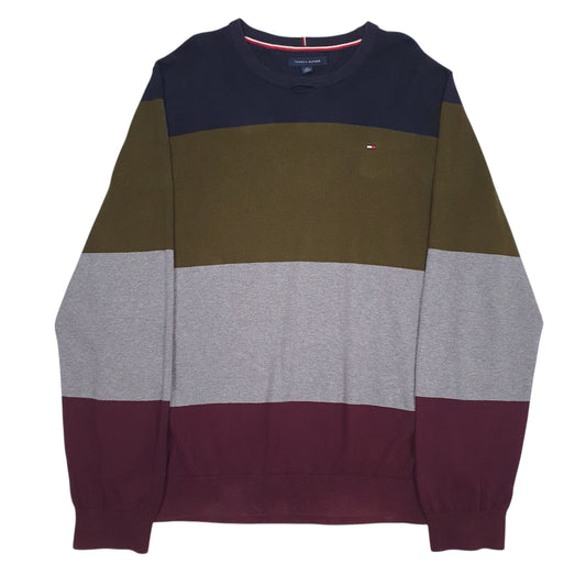 Mens Grey Tommy Hilfiger  Crewneck Jumper