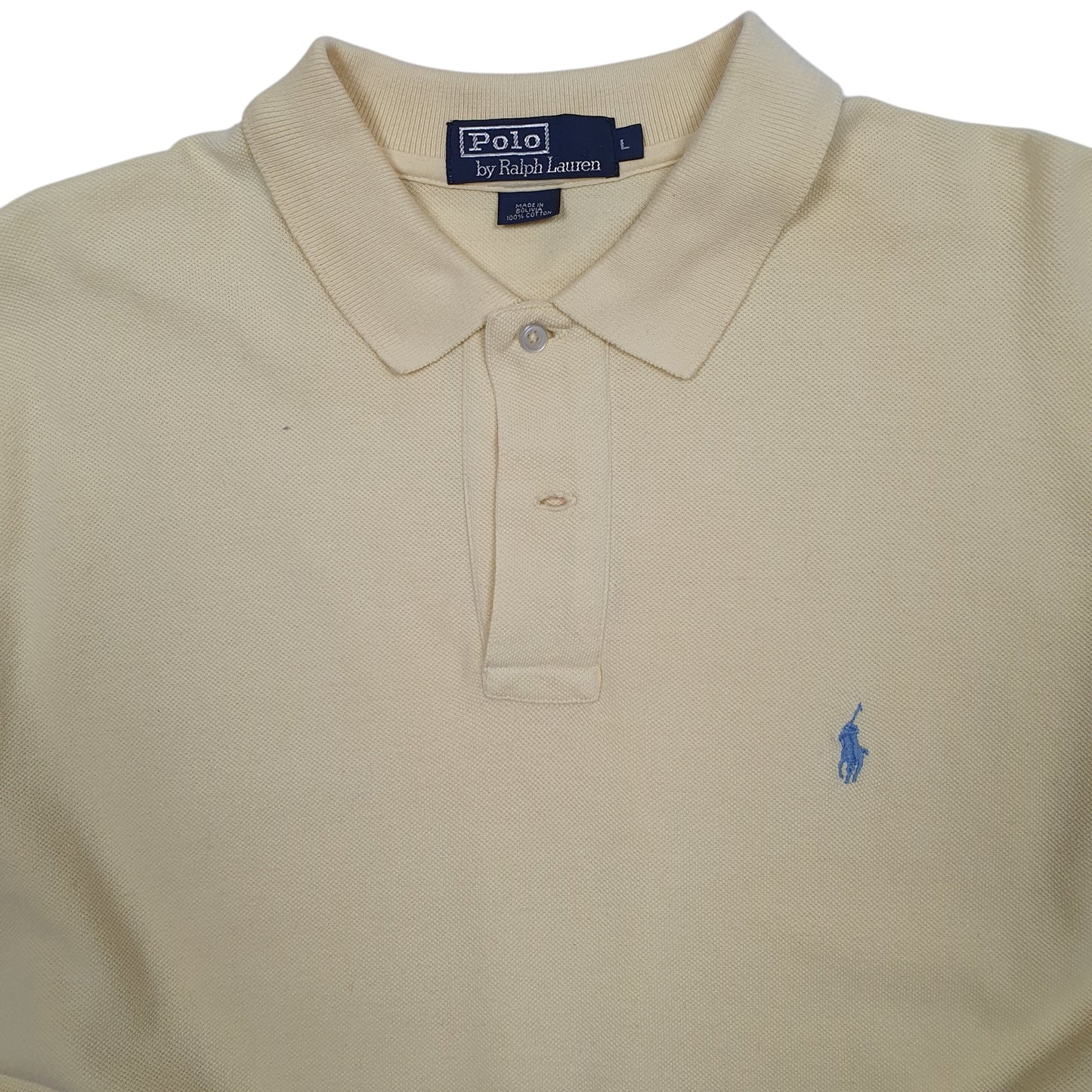 Mens Yellow Polo Ralph Lauren   Polo Shirt
