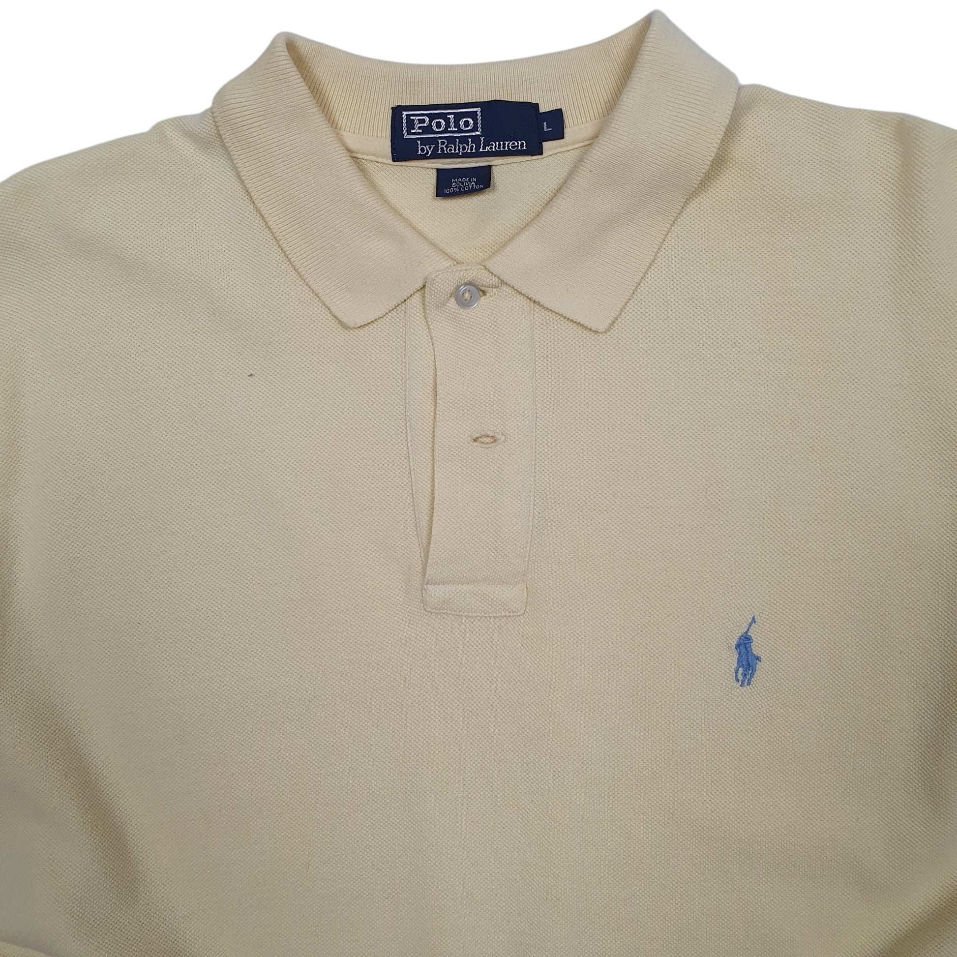 Mens Yellow Polo Ralph Lauren   Polo Shirt