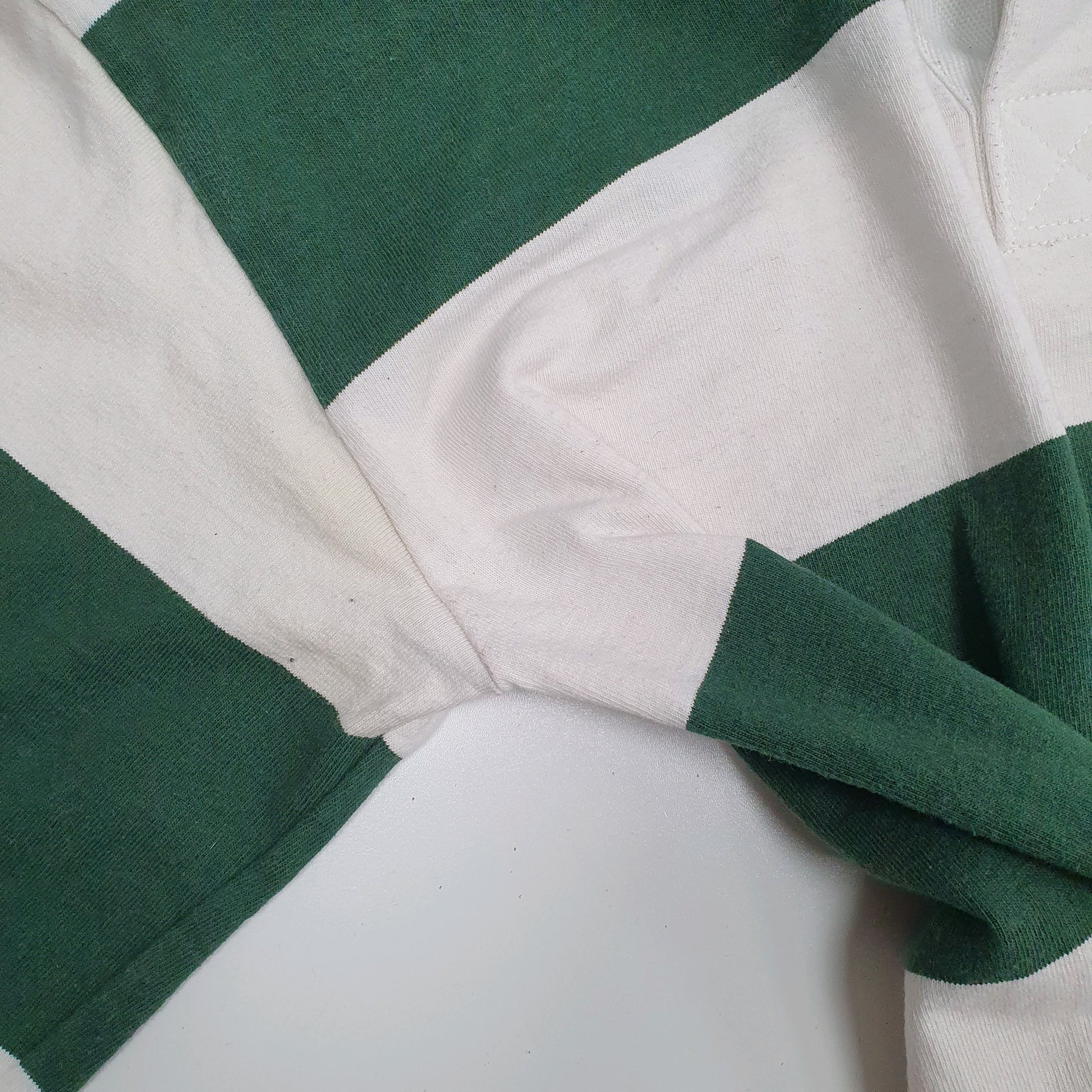 Mens Green Barbarian Rugby Hoodie Polo Shirt