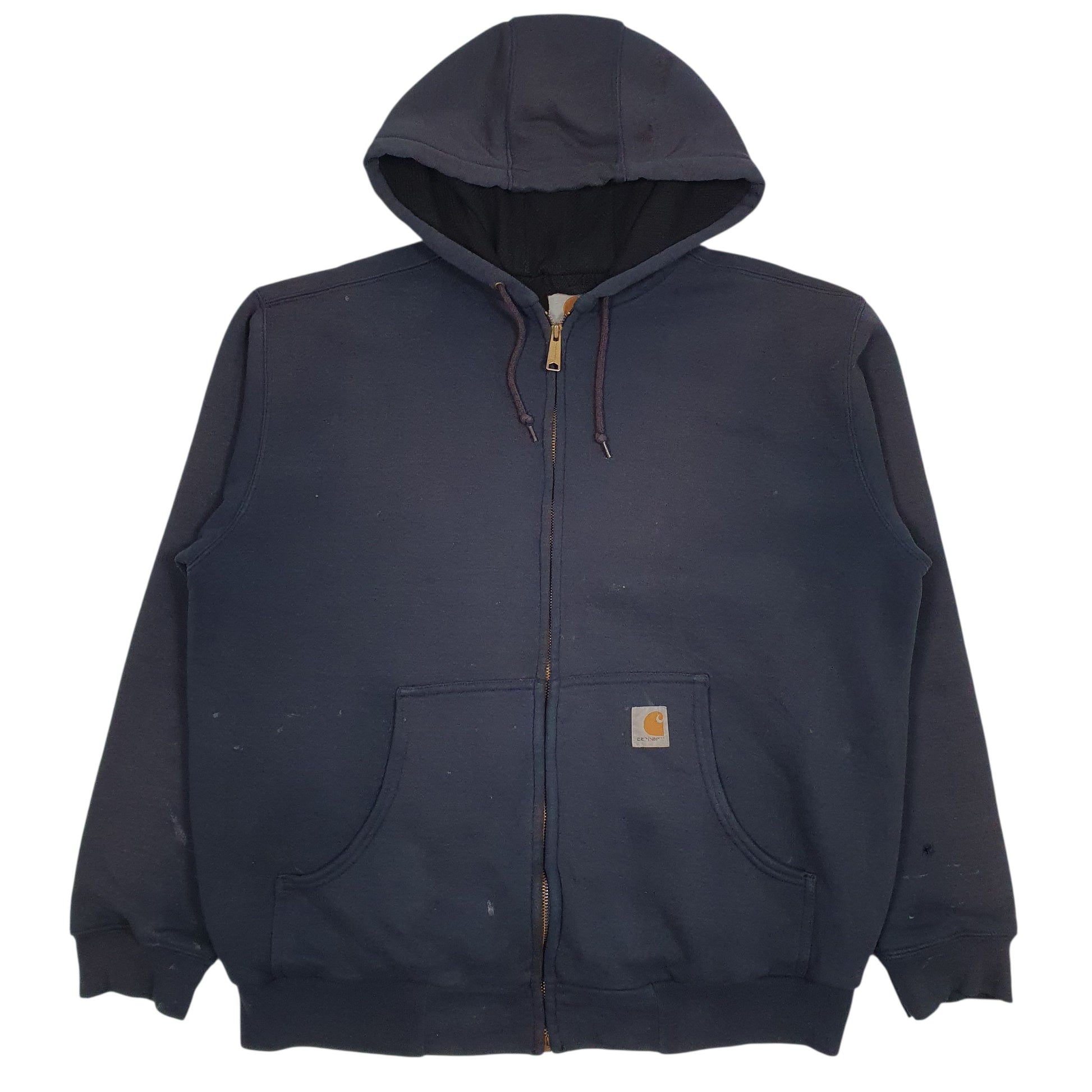 Mens Navy Carhartt Padded Full Zip Jumper