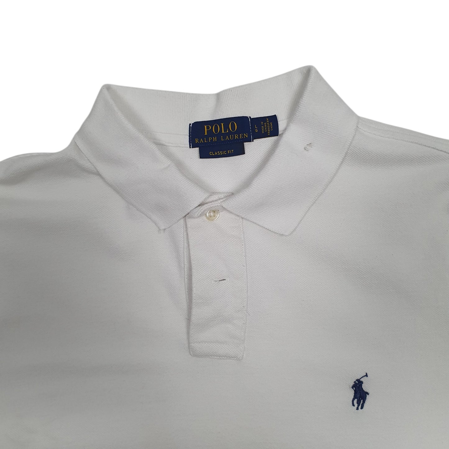Mens White Polo Ralph Lauren   Polo Shirt