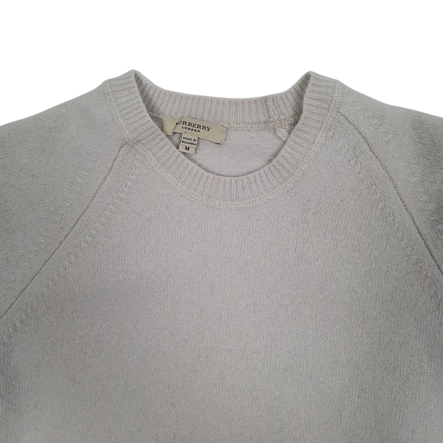 Womens Grey Burberry  Crewneck Jumper