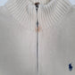 Mens Cream Polo Ralph Lauren  Quarter Zip Jumper