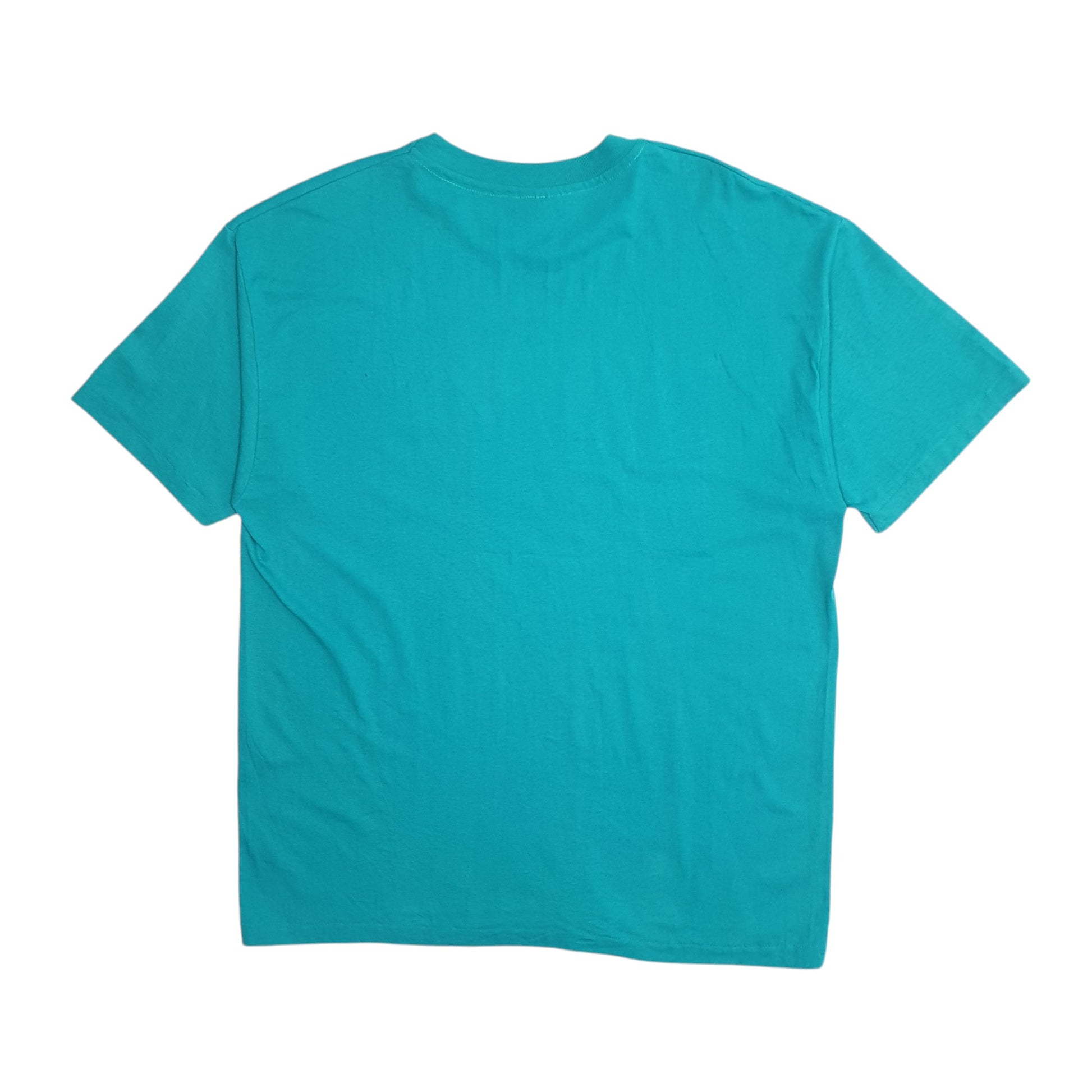 Mens Green Hanes Single Stitch Vintage 90s  T Shirt