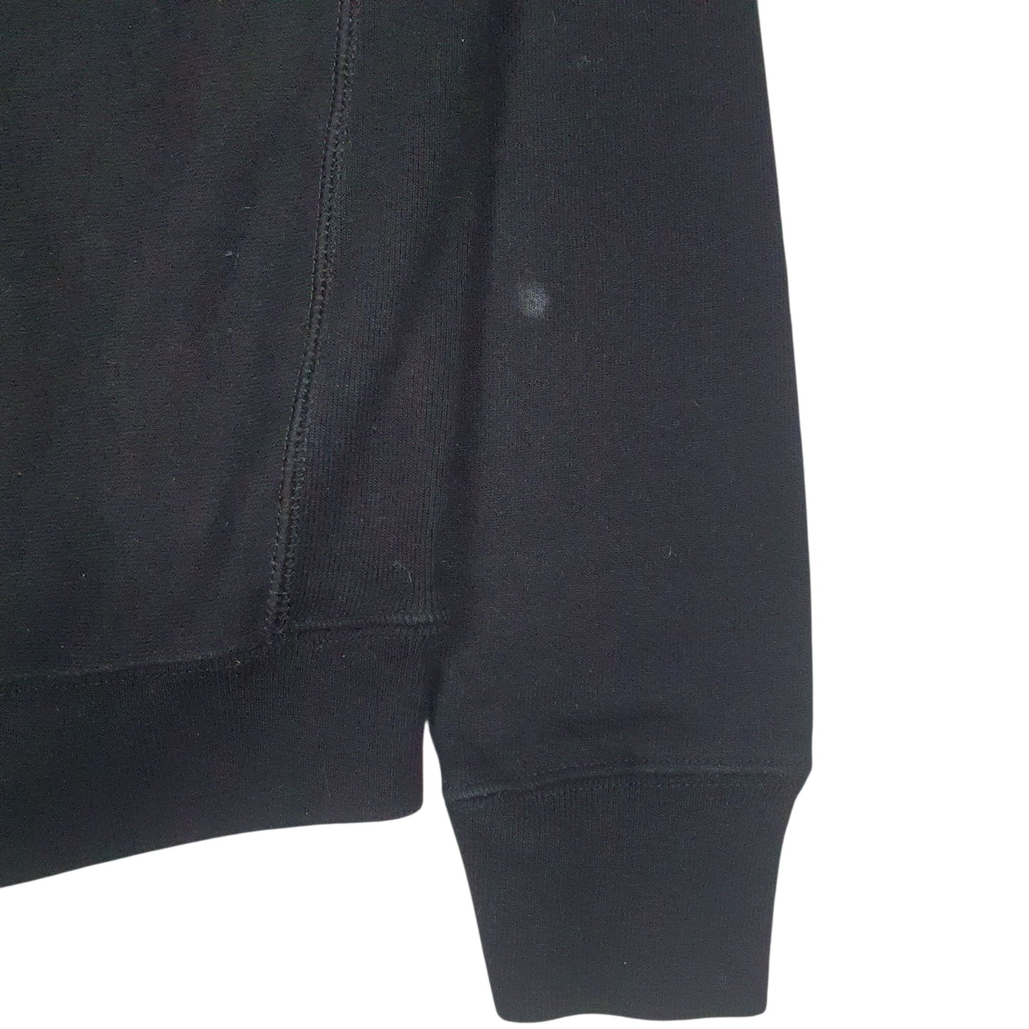 Womens Black Champion Reverse Weave Hoodie Jumper