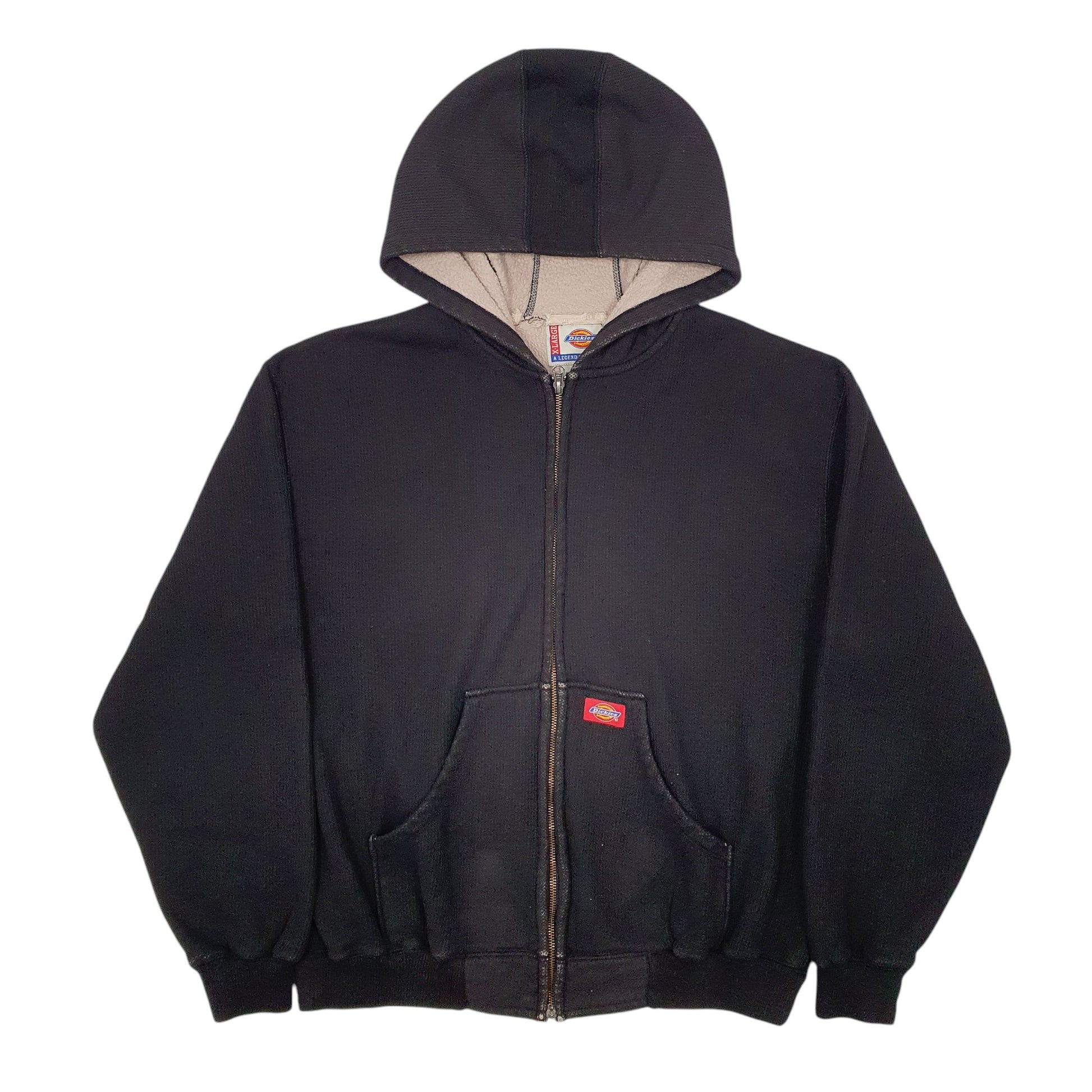 Mens Black Dickies  Full Zip Jumper