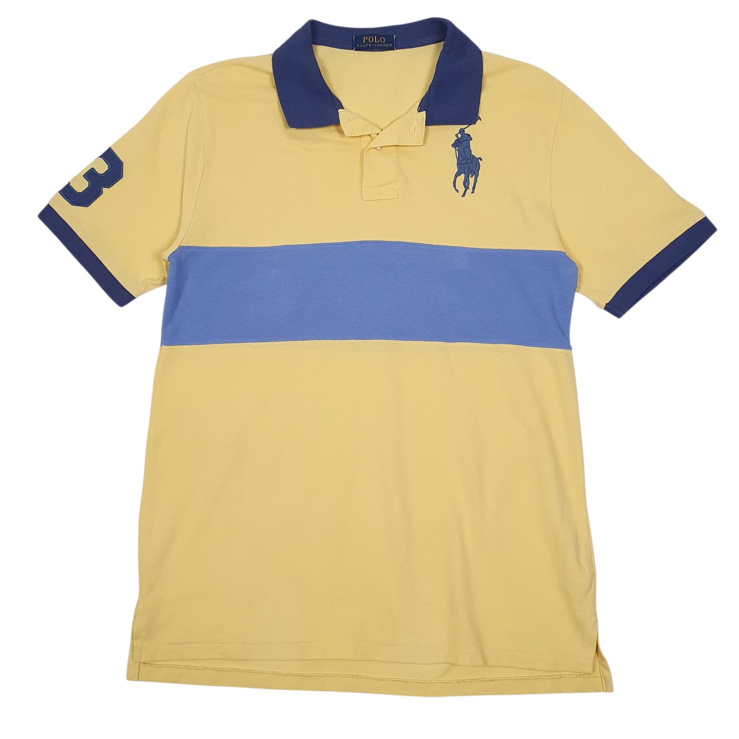 Mens Yellow Polo Ralph Lauren  Short Sleeve Polo Shirt