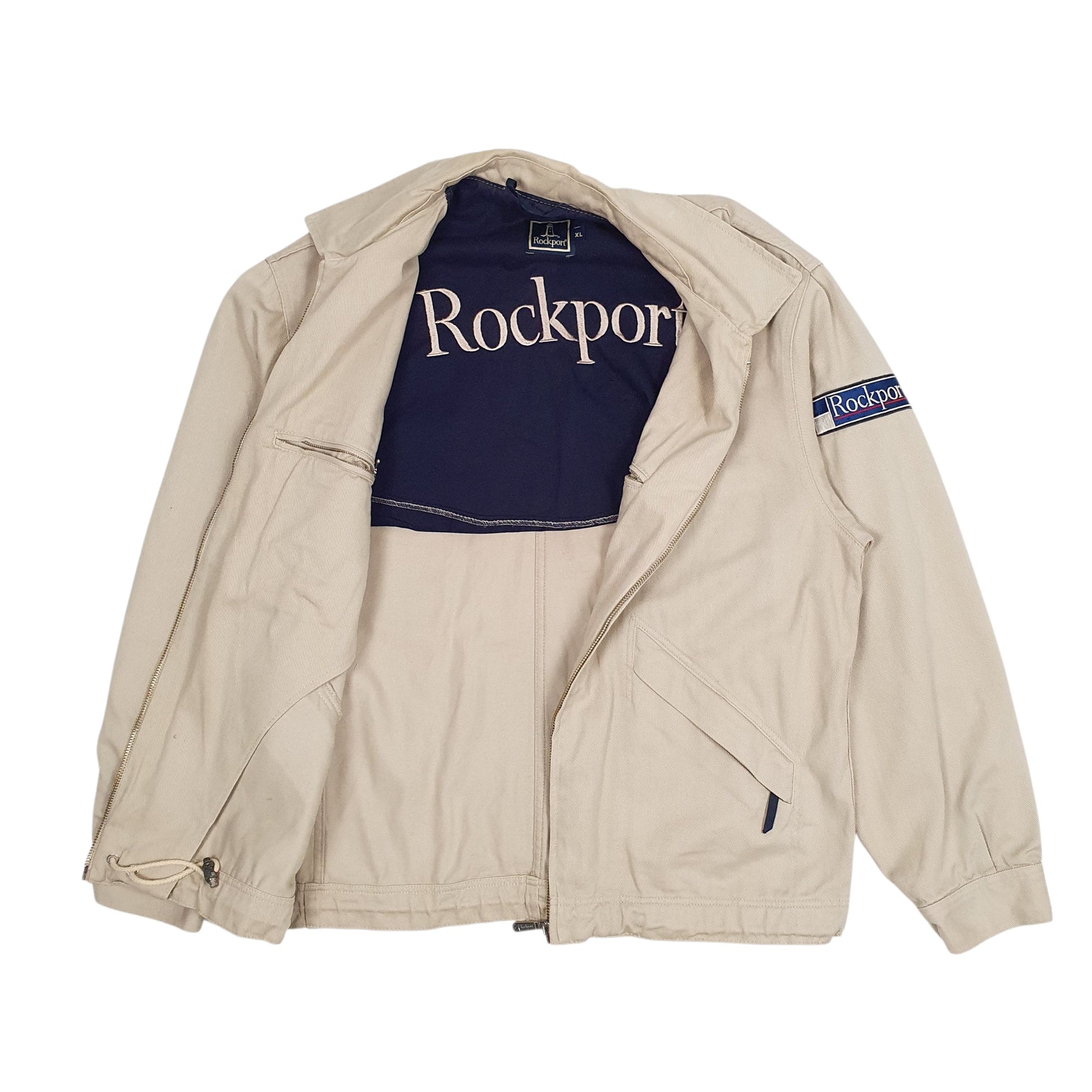 Mens Beige Rockport   Coat