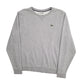 Mens Grey Lacoste  Crewneck Jumper