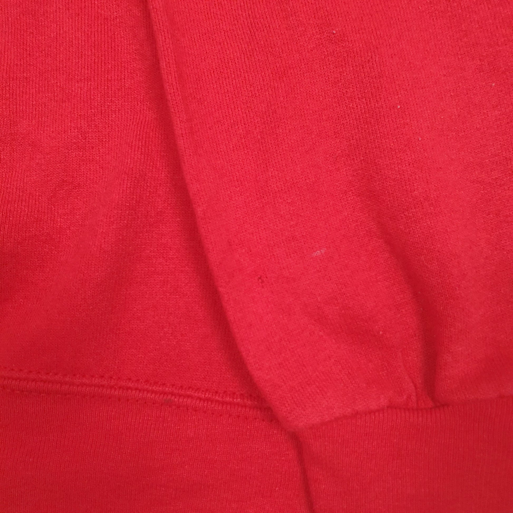 Mens Red Disney Vintage 90s Crewneck Jumper