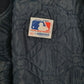 Mens Navy Starter Vintage 1980s Detroit Tigers Satin Full Zip Coat