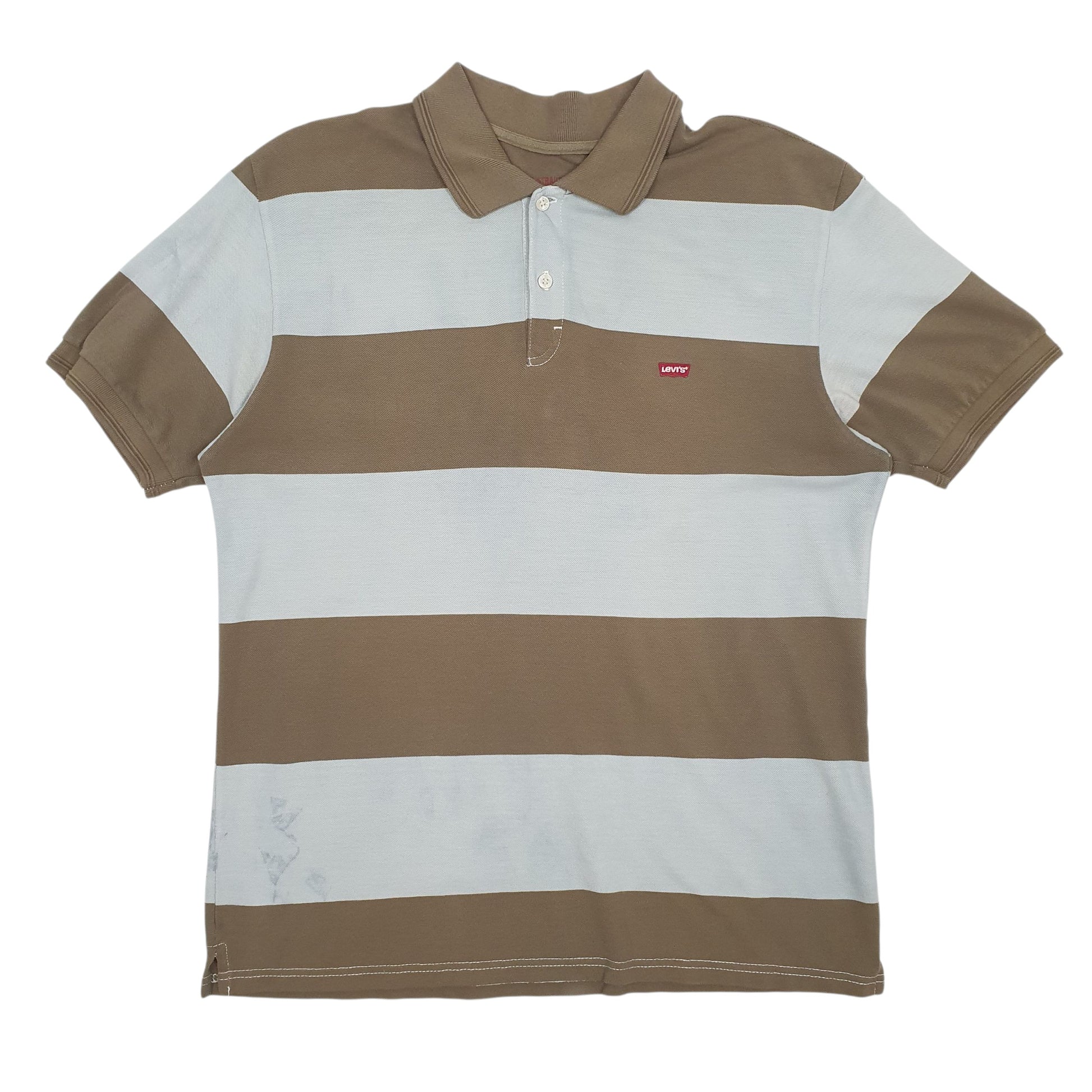Mens Blue Levis  Short Sleeve Polo Shirt