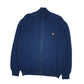 Mens Blue Burberry  Full Zip Jumper