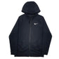 Mens Black Nike Dri-Fit Full Zip Jumper