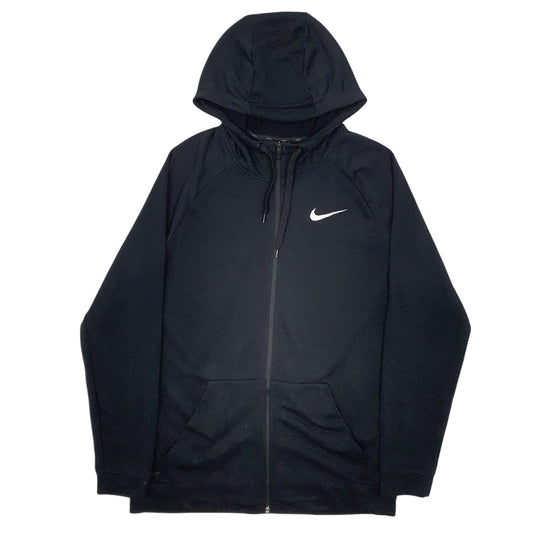 Mens Black Nike Dri-Fit Full Zip Jumper
