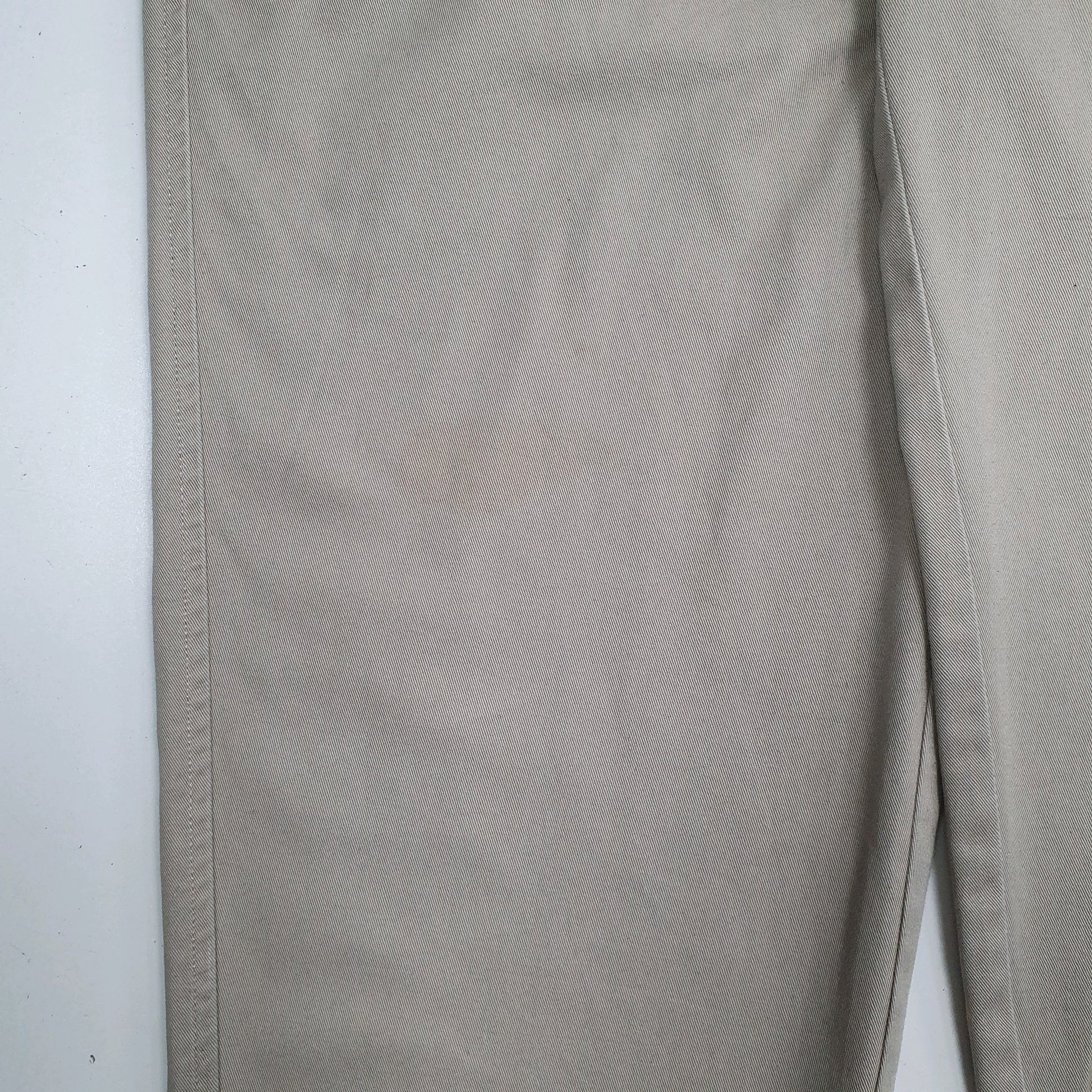 Womens Beige Ralph Lauren Double Pleated  Trousers