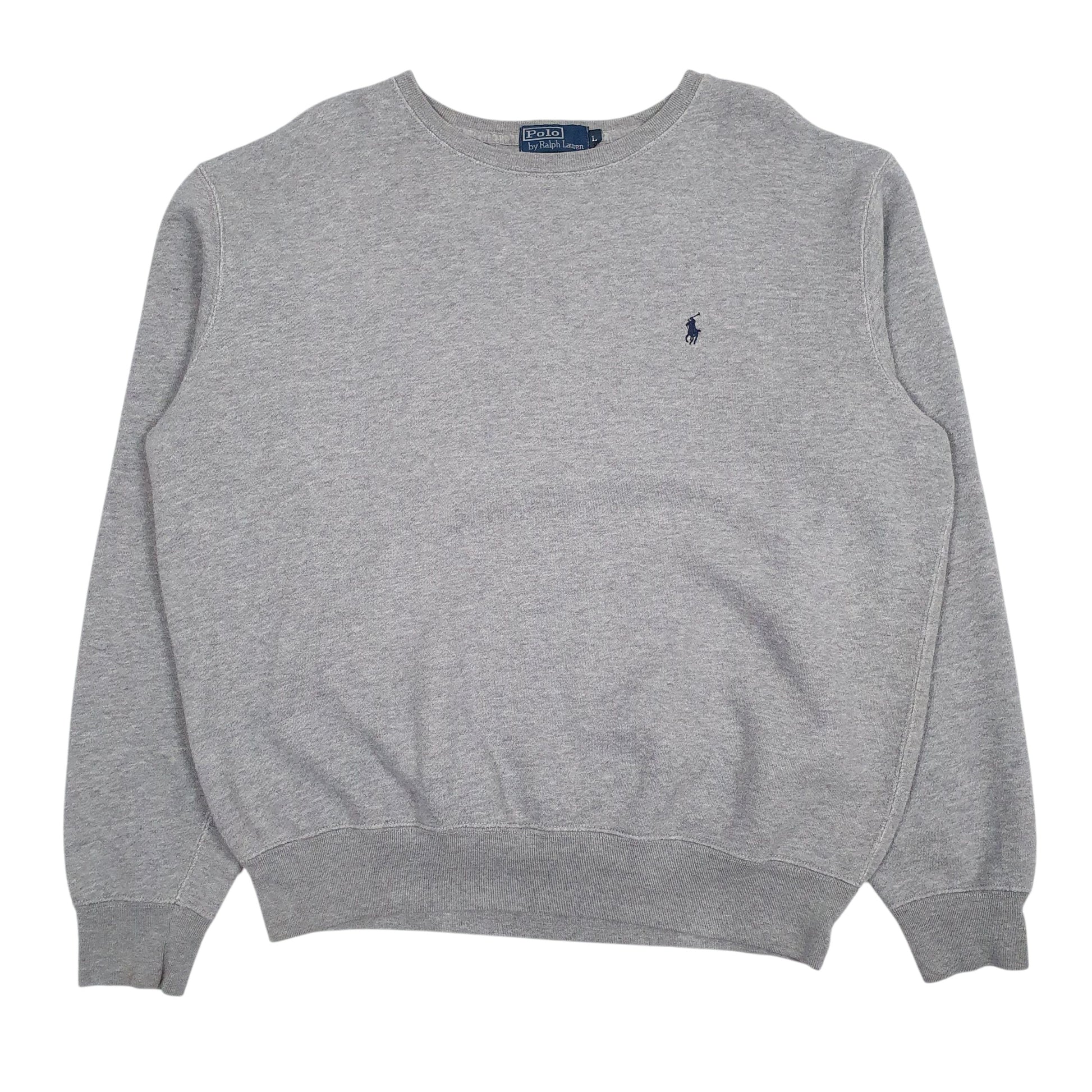 Mens Grey Polo Ralph Lauren  Crewneck Jumper
